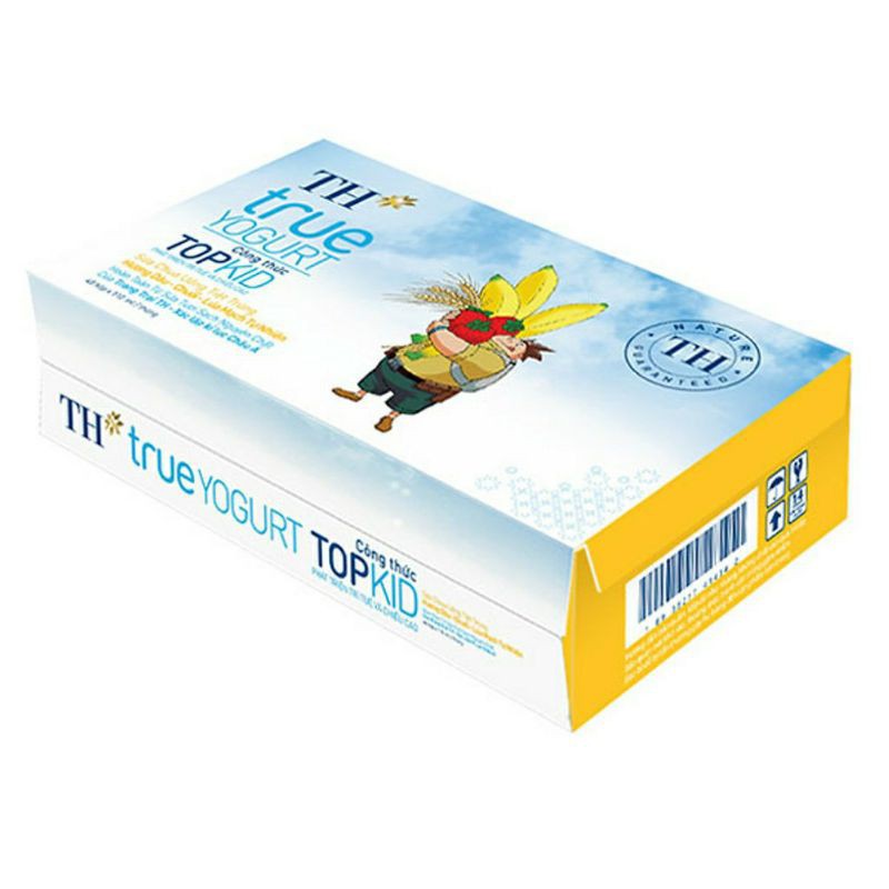 Thùng Sữa chua công thức Topkid Cam/Dâu/ Dâu Chuối LM 110ml 1 thùng