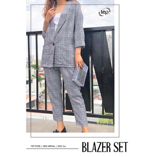 Set vest kẻ 853