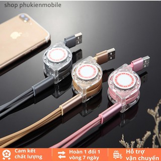 DÂY SẠC CO RÚT 3 ĐẦU | Lightning Type-C Micro USB