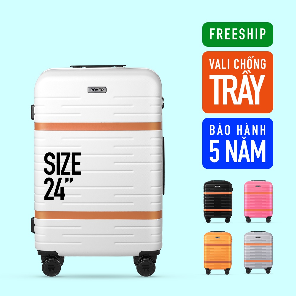 Vali kéo du lịch Rover Ada- Size 24 (Hành lý ký gửi) – Chống bể- Chống rạch
