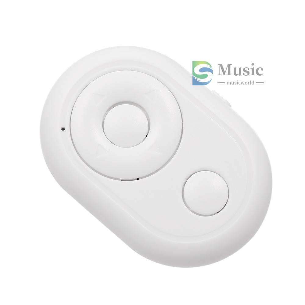 〖MUSIC〗musicworld Camera Shutter BT Remote Shutter Self Timer Page Flip Video Record Remote Controller for Android iOS Smart Phones