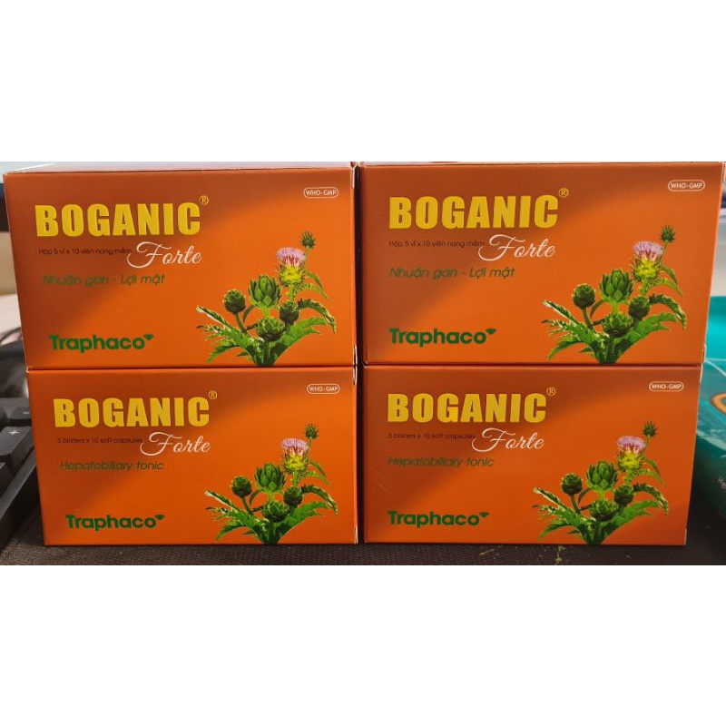 Boganic Forte (Hộp 50 viên nang mềm) - Viên uống hỗ trợ bổ gan của Traphaco