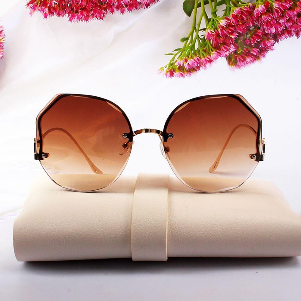 Kính Mát Gọng Vuông Oversize Màu Sắc Gradient Thời Trang Cho Nữ