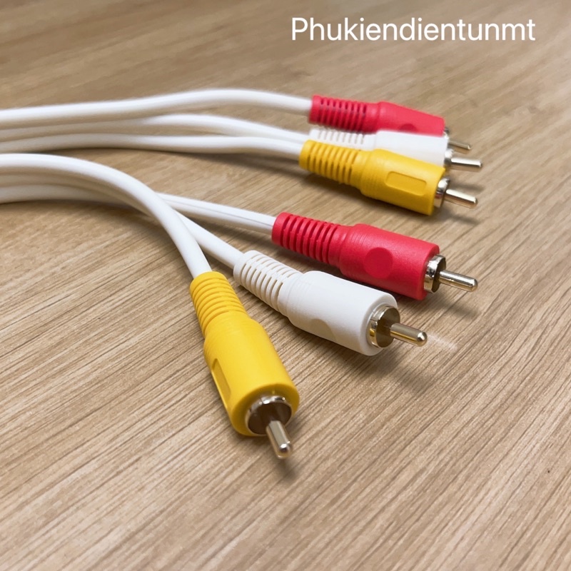 Dây cáp AV/RCA 3 ra 3 1.5m chính hãng