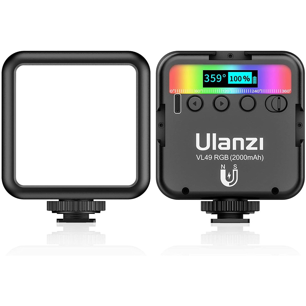 Đèn Ulanzi Mini Led VL49 đổi màu RGB Fill Light tích hợp pin sạc đa năng