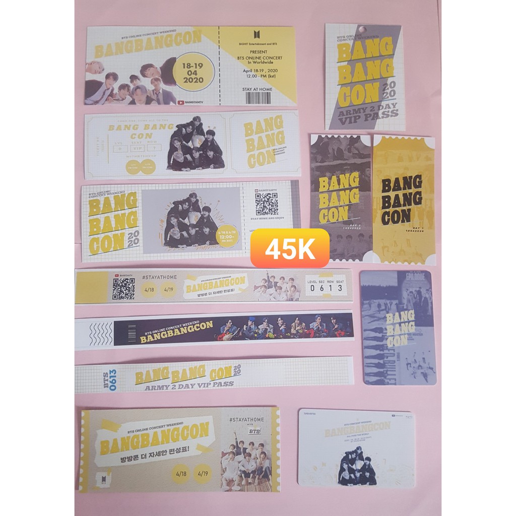Có sẵn giao ngay BTS - Bang Bang Con concert tại nhà xem miễn phí