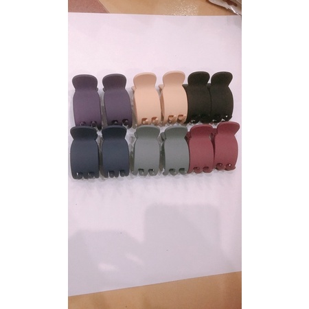 Sỉ 12 kẹp càng cua 3răng 5răng trơn bóng nhám hàng đẹp