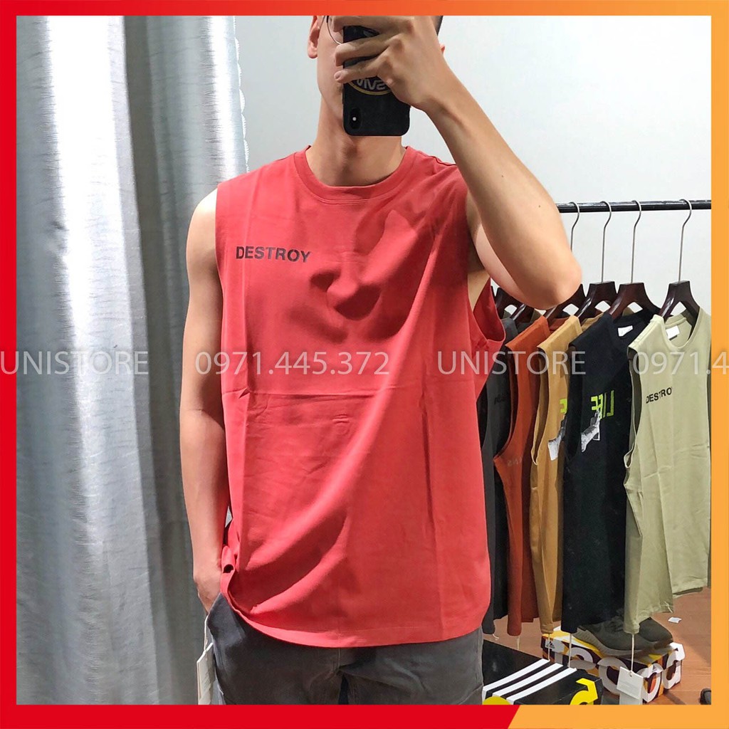 Áo sát nách tanktop tập gym nam SNTQ252627