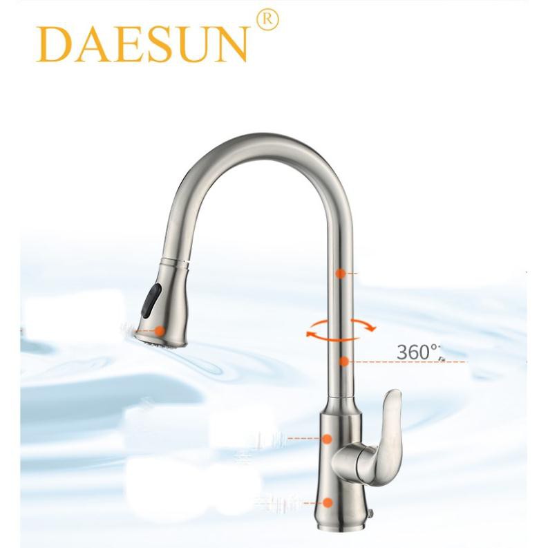VÒI RỬA BÁT NÓNG LẠNH-DÂY KÉO DAESUN DS 4232 .