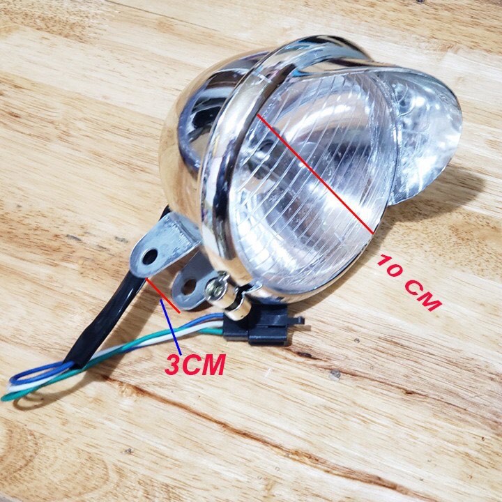 ĐÈN PHA ĐỘ CÓ MŨ KIỂU CAFE RACER