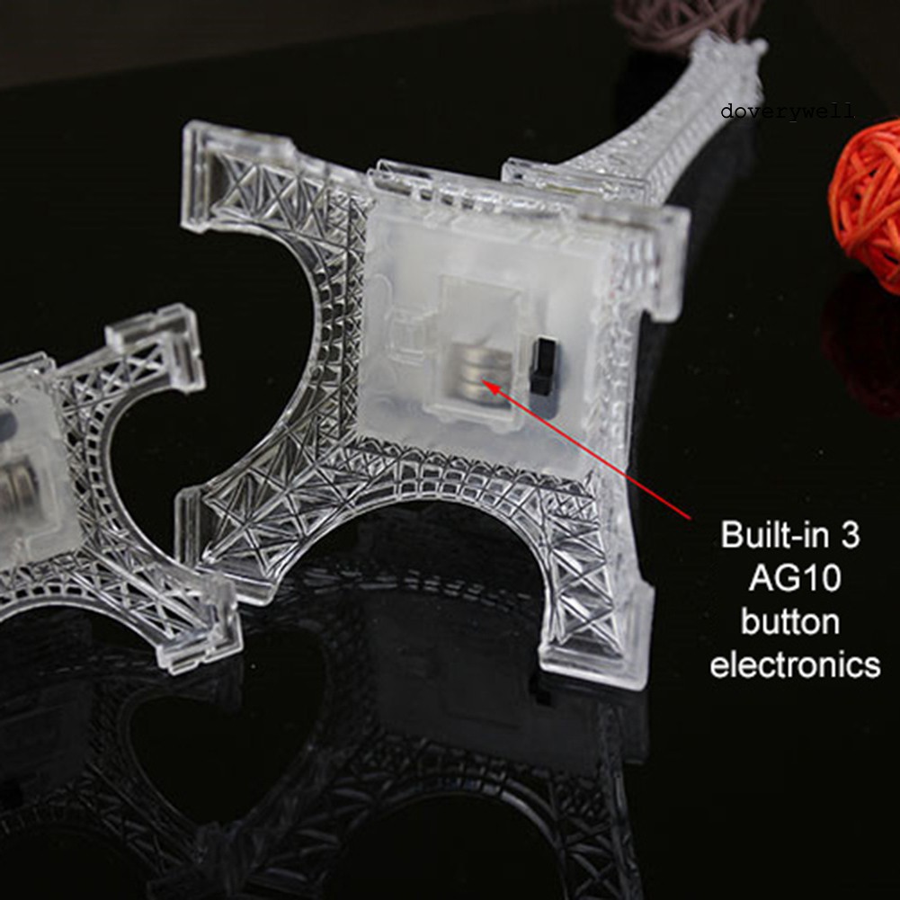 Đèn ngủ kiểu dáng tháp Eiffel mini LED đổi màu độc đáo xinh đẹp