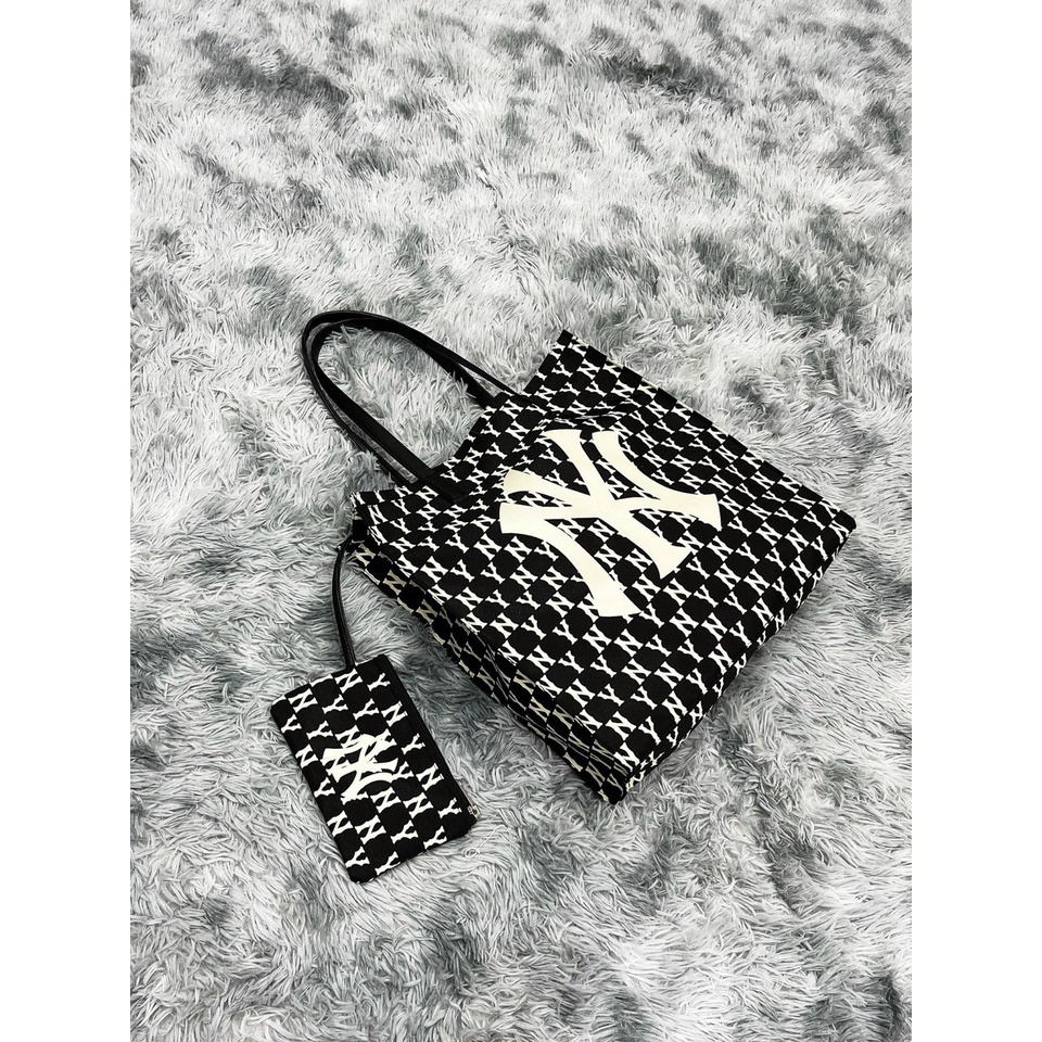 (HÀNG XUẤT DƯ) Túi chợ, Túi đeo vai, Tote M/L/B N/Y Monogram đen HÀNG T-Q-X-K Chuẩn Xịn Sát Gốc nhất