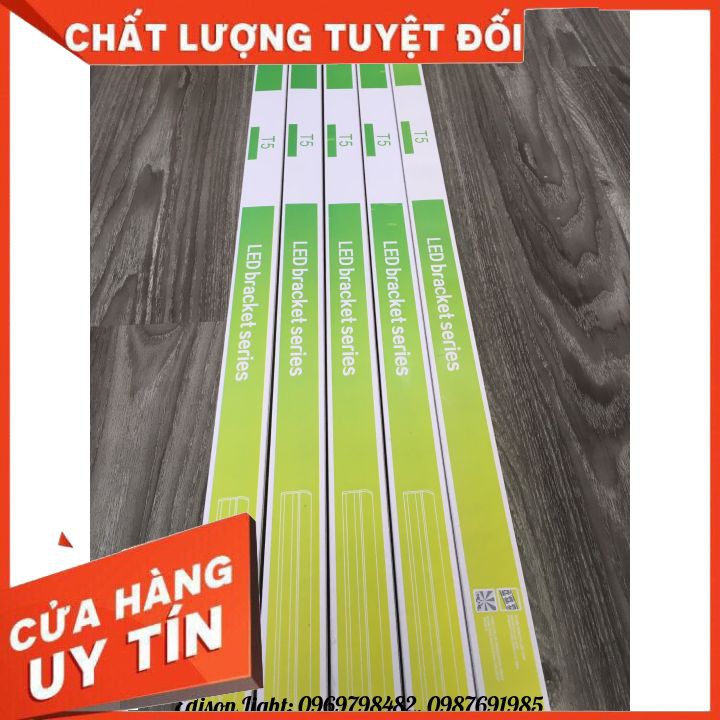 Đèn Tuýp Led T5 Liền Máng Ánh Sáng Trắng 1m2, Công Suất 20w
