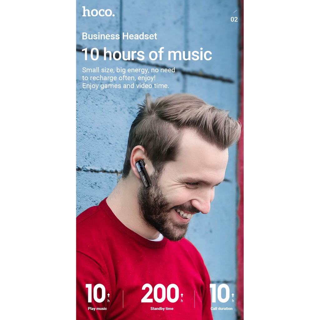 Tai Nghe Blueooth Hoco E57 Essential Công Nghệ BT V5.0 hỗ trợ đàm thoại 15 tiếng - Bảo Hành 12 Tháng Chính Hãng | BigBuy360 - bigbuy360.vn