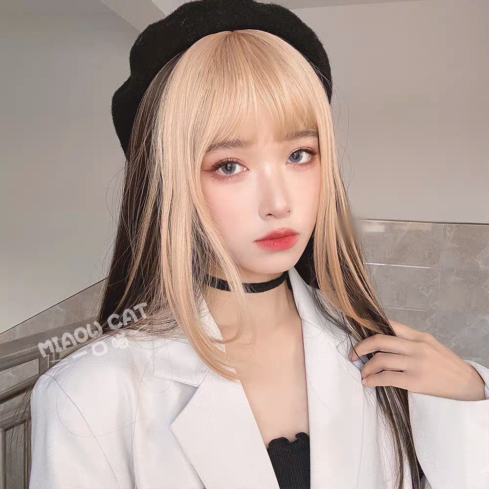 Tóc Giả nữ thần Jennie BlackPink [Lovehairs] Tóc giả cực xinh và trendy - Tóc giả đẹp siêu mượt Mã TG23