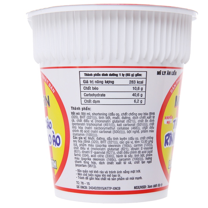 Mỳ ly Modern Acecook lẩu Thái tôm 65g - SM0053 - SIBMART | BigBuy360 - bigbuy360.vn