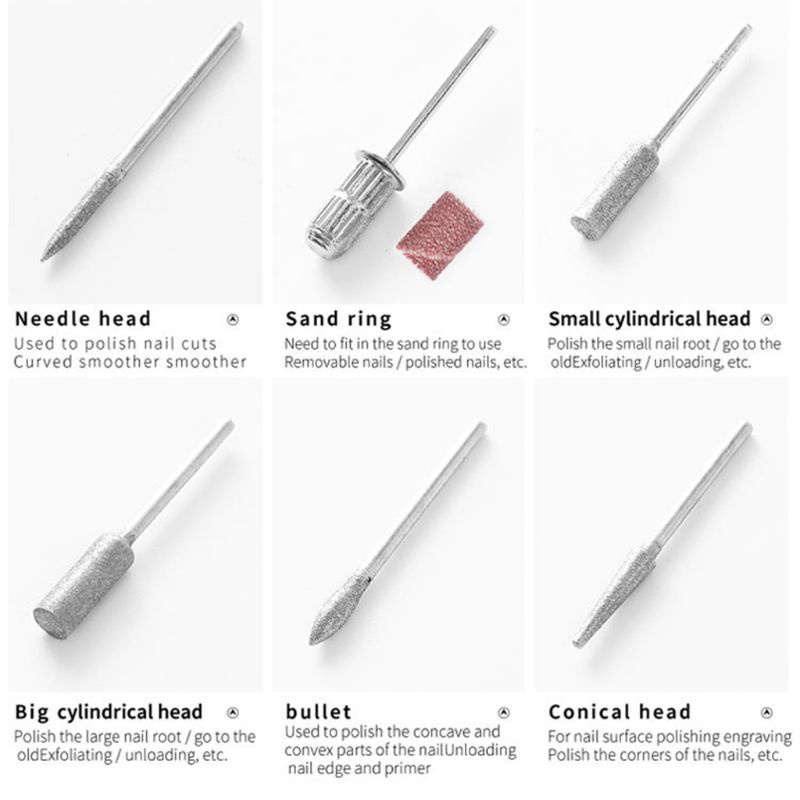 Máy Khoan Móng Tay Chạy Điện Sạc Cổng USB Tiện Dụng Và Bền