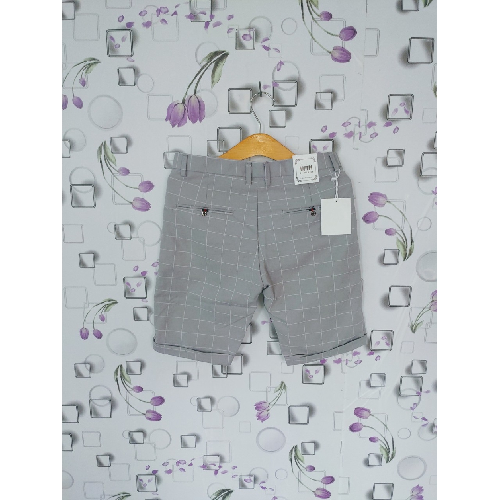 Quần tây nam quần short nam ngắn sọc caro cao cấp | BigBuy360 - bigbuy360.vn