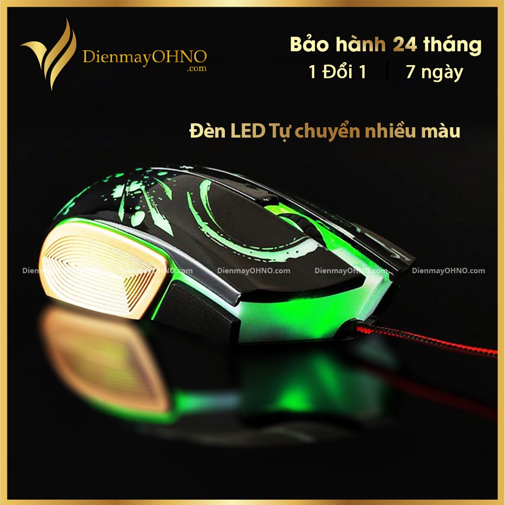 Chuột Gameming Bosston GM100 Chuột Chơi Game Máy Tính Có Dây Đèn Led RGB - OHNO Việt Nam