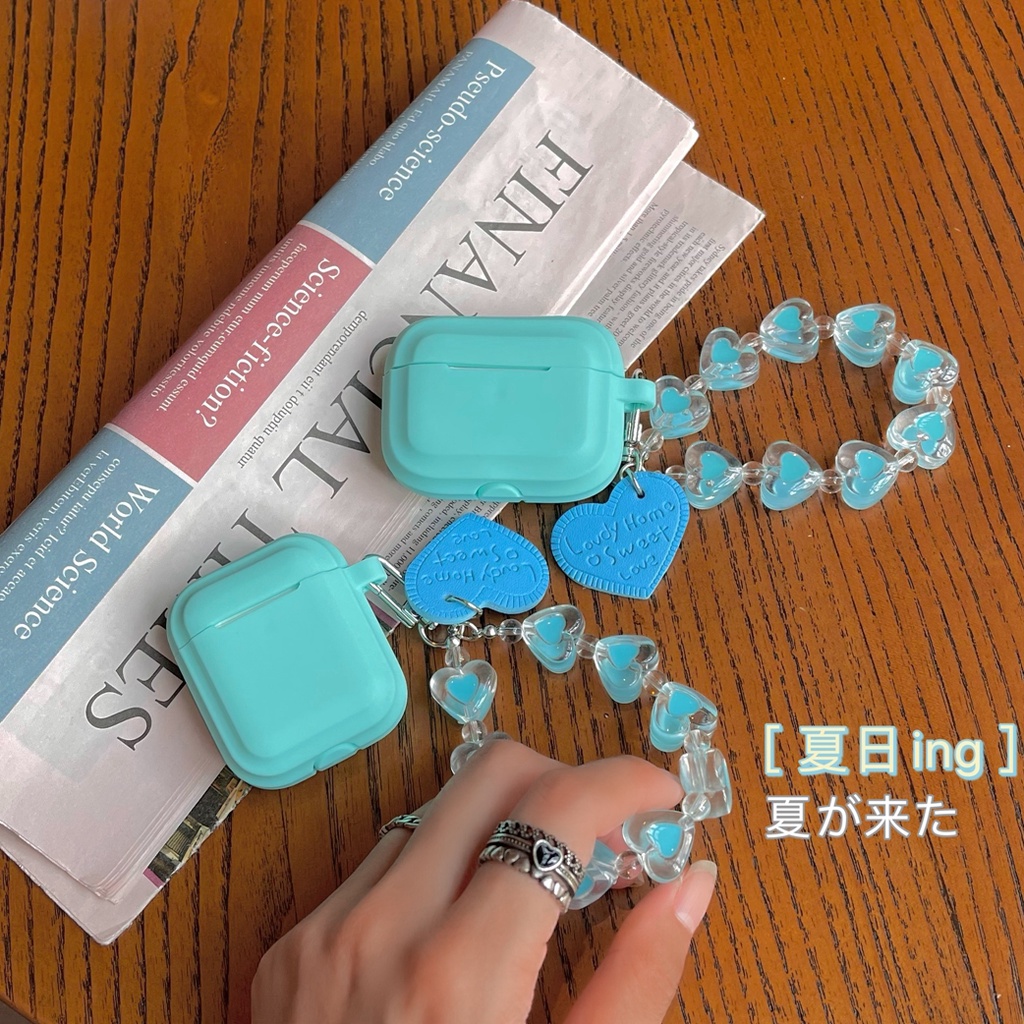 Vỏ bọc silicone in họa tiết Tiffany thích hợp cho hộp sạc tai nghe Airpods 1/2 Pro