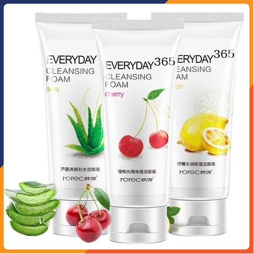 Sữa rửa mặt Everyday 365 làm sạch sâu, dưỡng trắng, dưỡng ẩm, ngừa mụn giảm thâm, kiềm dầu 120g SPU074