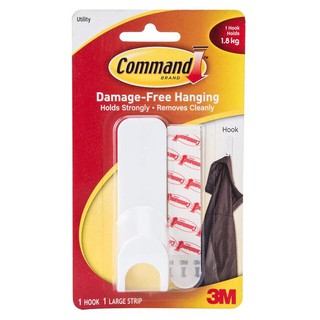 Móc treo tường kiểu tròn 1,8kg command 3m
