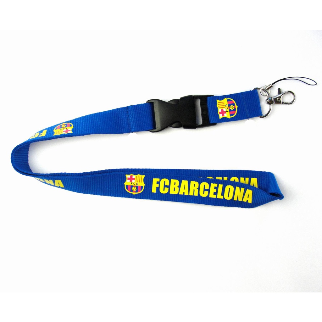 Dây đeo thẻ, dây treo điện thoại logo câu lạc bộ bóng đá MU, Chelsea, Arsenal, Liverpool, Real, Barca,...