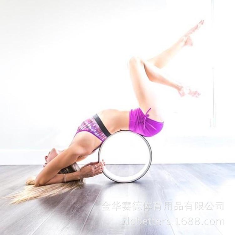 Vòng tập Yoga Cao Cấp In Họa Tiết Mandala Khung Nhựa ABS 33cm Chắc Chắn Nhiều Màu Đẹp Gymee