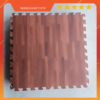 Thảm xốp lót sàn , xốp trải sàn vân gỗ KT 60x60x1cm hàng âu lạc loại 2 có lỗi ngẫu nhiên 1 bộ 10 tấm giá 190000đ