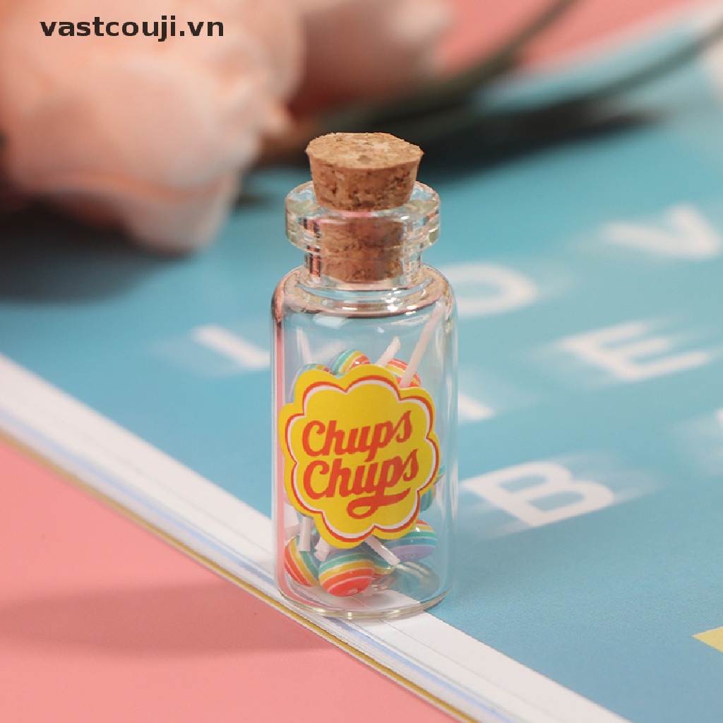 Hộp Đựng Kẹo Mút / Món Tráng Miệng / Món Tráng Miệng Kèm Giá Đỡ Kẹo Cho Nhà Búp Bê 1 / 1