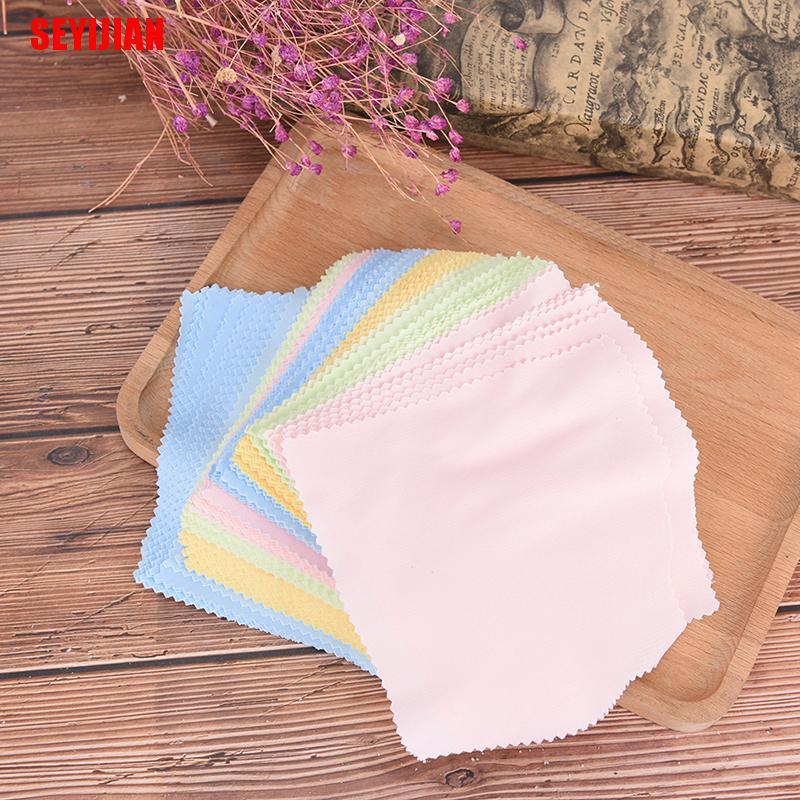 Set 10 Khăn Lau Ống Kính Máy Ảnh / Điện Thoại