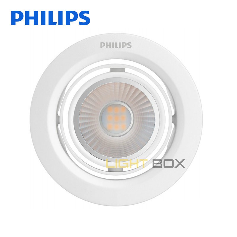 Âm trần chiếu điểm Philips 59776 7W thân trắng