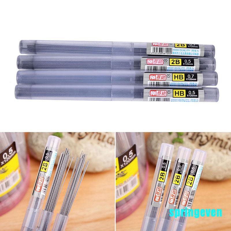 Set 2 Ống Dẫn HB / 2B 0.5mm / 0.7mm Kèm Hộp Đựng