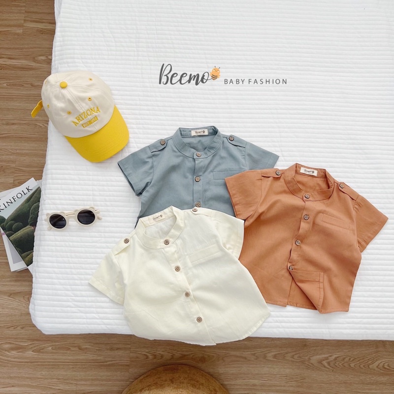 𝐀́o 𝐒ơ 𝐌i Cộc Tay Cổ Tàu Siêu Bảnh-Tinhouse