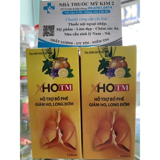 Siro ho bổ phế long đàm xho, giúp giảm ho, bổ phổi, long đàm do hậu covid chai 100ml- Nhà Thuốc Mỹ Kim