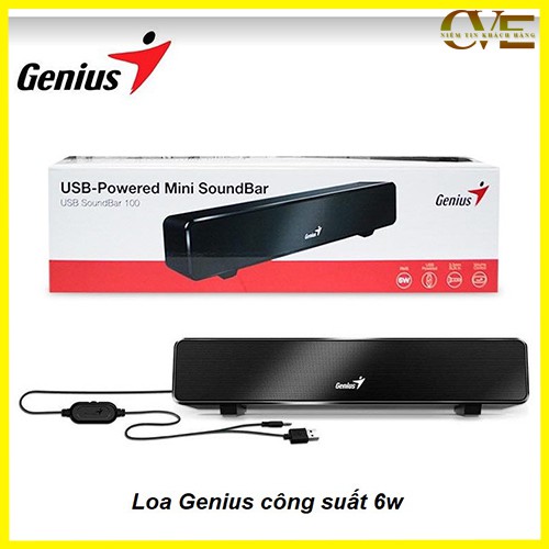 Loa Thanh Vi Tính Genius Soundbar 100 Cao Cấp - Loa Máy Tính PC Để Bàn Nghe Nhạc Chính Hãng | BigBuy360 - bigbuy360.vn