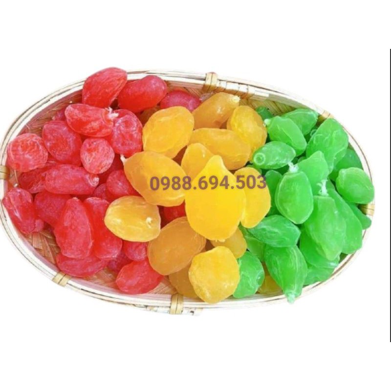 Xí muội đỏ 500g trái to đồ ăn vặt thơm ngon