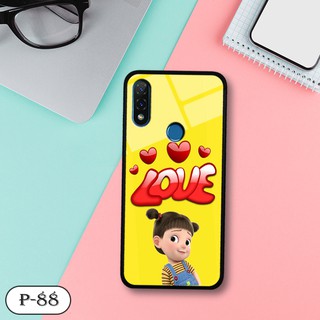 Ốp lưng kính 3D Vsmart Joy 2+-cute