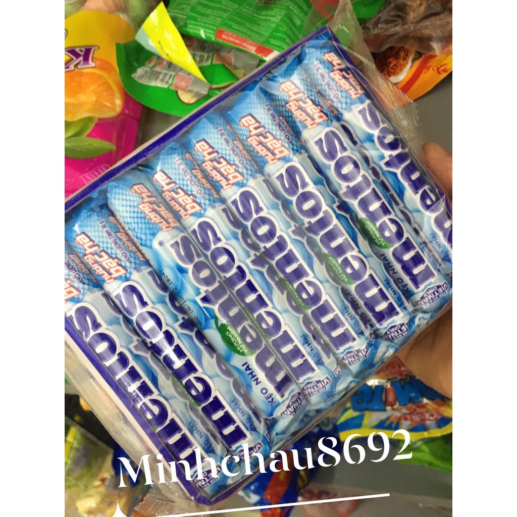 Kẹo Mentos Bạc Hà 16 thỏi x  37,8g
