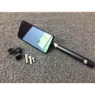 Gương chiếu hậu cao cấp Rizoma kiểu iphone 6 plus (đen)