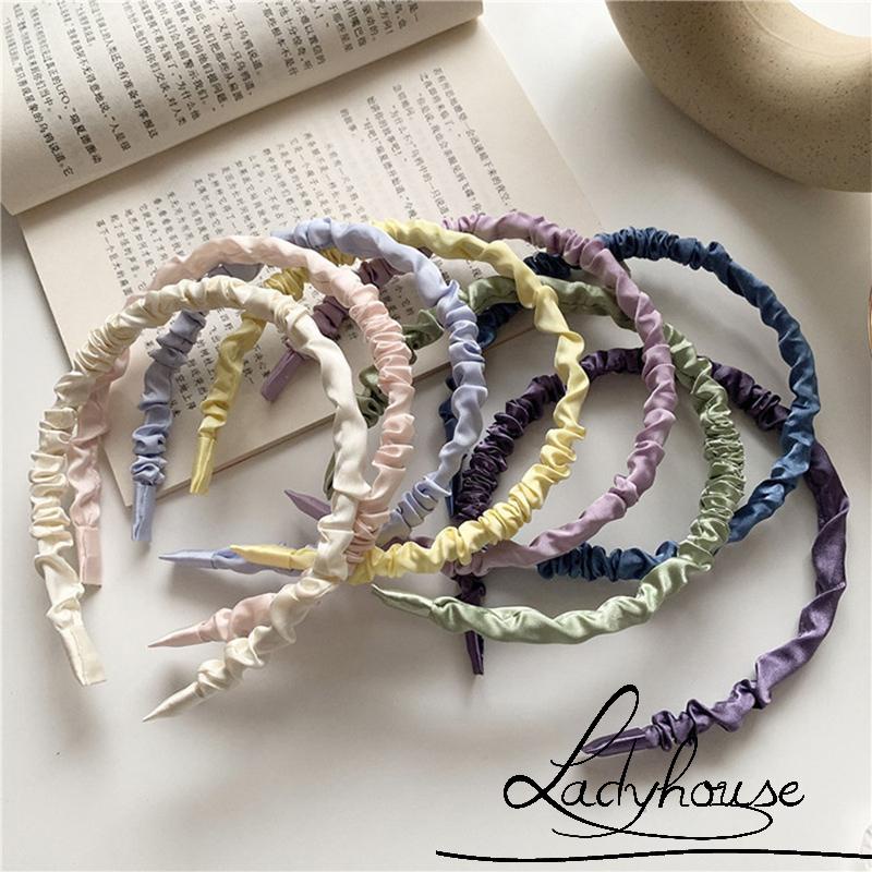 Băng đô cài tóc xếp ly phong cách sành điệu cho nữ