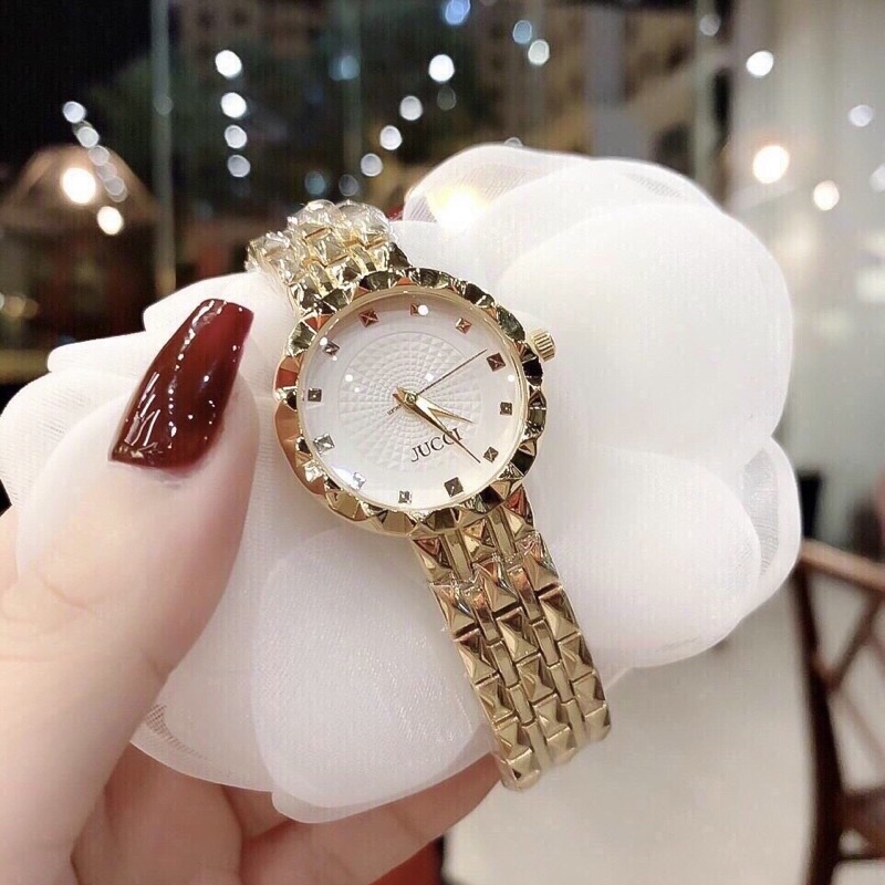 Đồng hồ nữ đẹp GC dây thép không gỉ, bảo hành 6 tháng - dongho.gucci