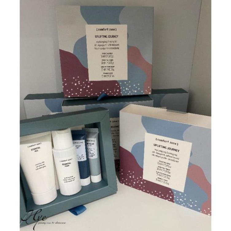 Set Comfort Zone Journey Mini Du Lịch 4 Món - Làm sạch dưỡng ẩm - Skin Regeneration Solution