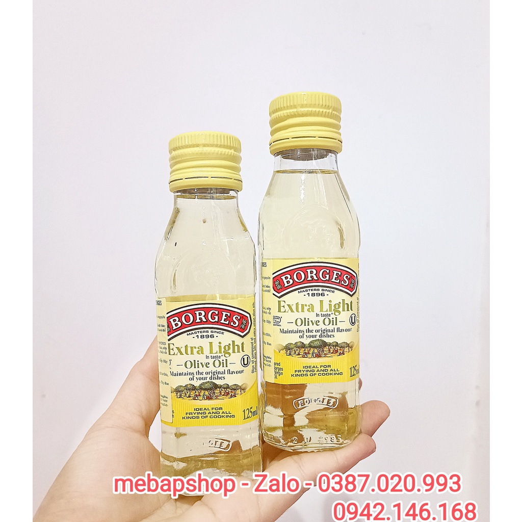 DẦU OLIU NGUYÊN CHẤT BORGES KHÔNG MÙI 125ML