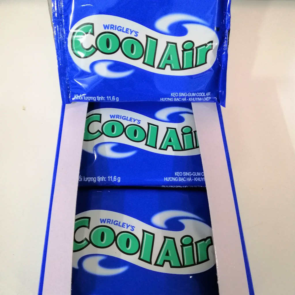 Kẹo Sing-gum Cool Air Hương Bạc Hà - Khuynh Diệp (Vỉ 11.6g)