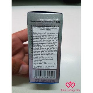 Thuốc Mọc Râu NaKashima Nhật Bản