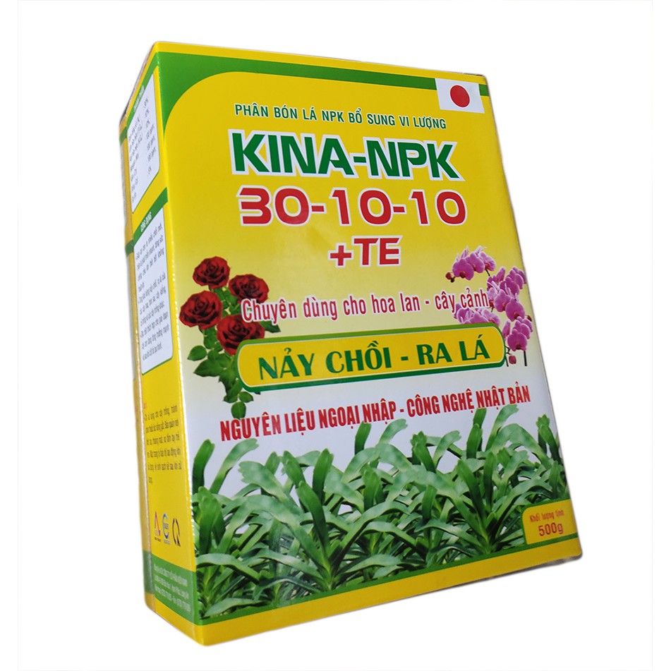 Phân bón 30-10-10 + TE 500g - nảy chồi ra lá mạnh