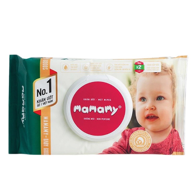 Combo 10 khăn ướt cao cấp mamamy 100 tờ