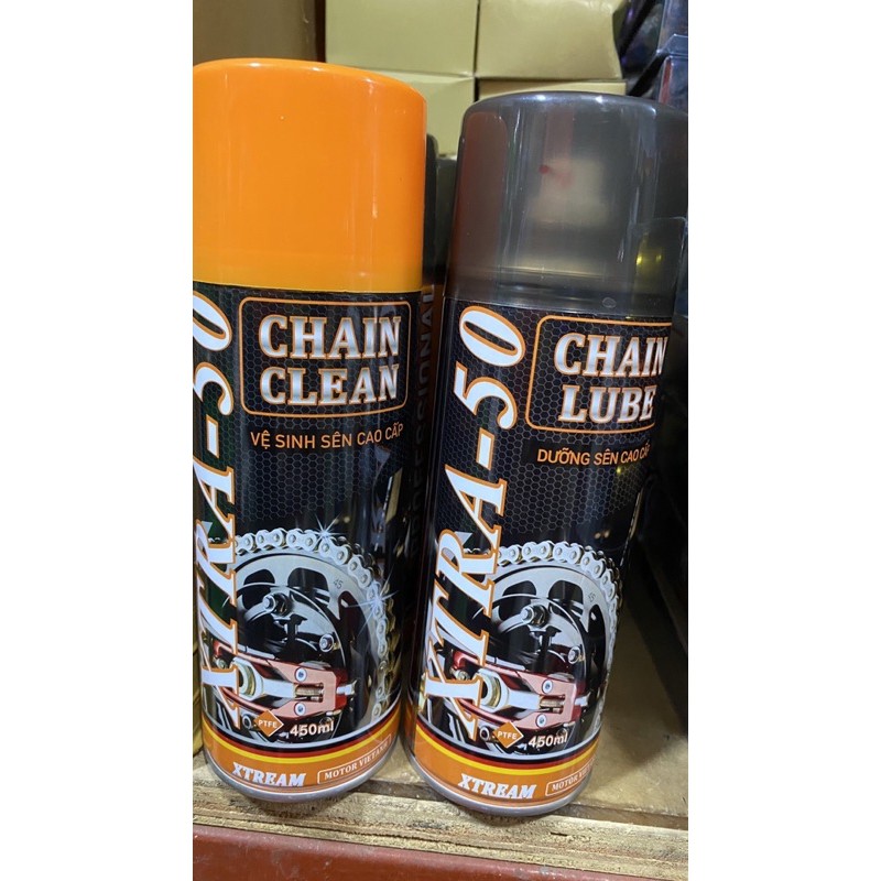 chai xịt dưỡng sên - rửa sên Xtra-50 450ml