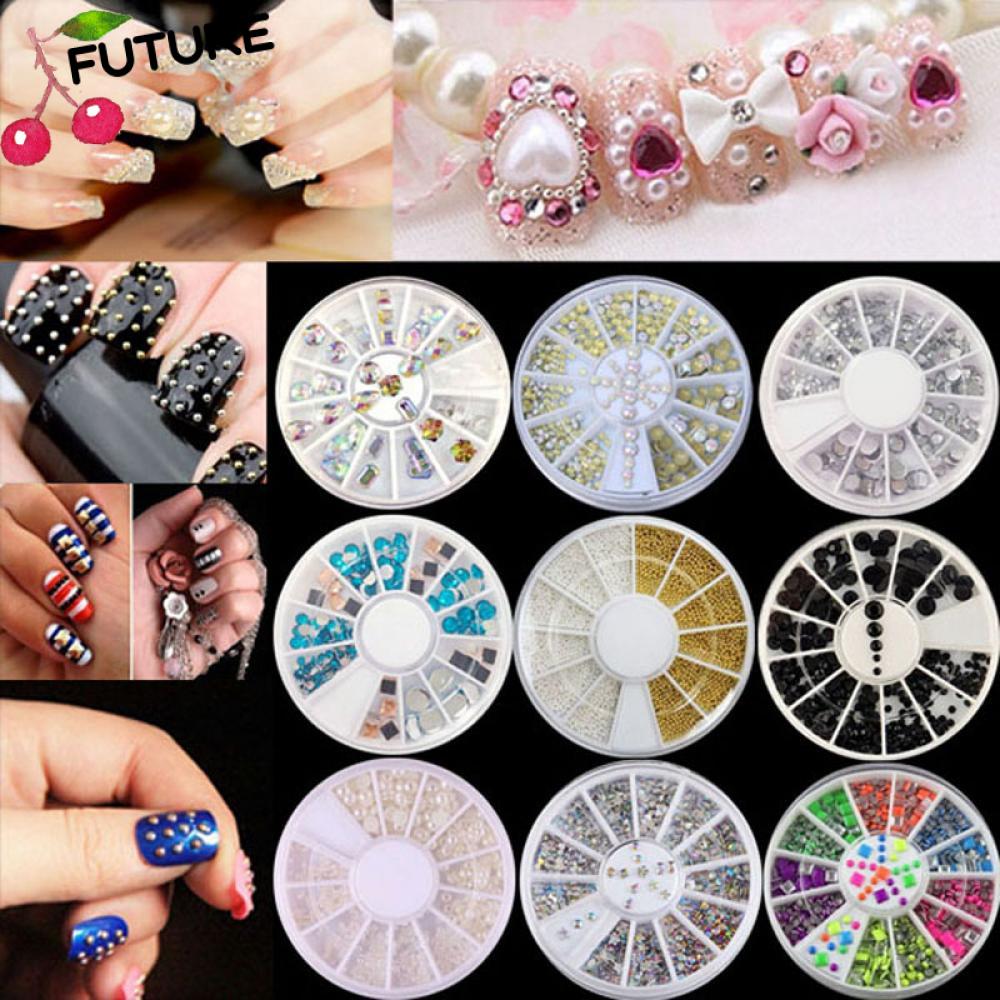 Trang Trí Mới Tương Lai 3D|Khay Tròn Đựng Phụ Kiện Trang Trí Móng Tay